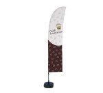 Beach Flag Budget Wind Complete Set Takeaway Coffee French