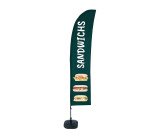 Beach Flag Budget Wind complete set Sandwichs Frans
