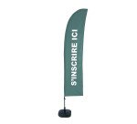 Beach Flag Budget Wind Complete Set Report Here Green French