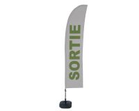 Beach Flag Budget Wind complete set Sortie Frans ECO