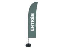 Beach Flag Budget Wind complete set Entrée Frans groen ECO