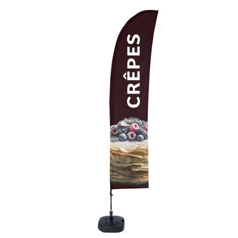 Bandera Económica Vela Kit Completo Panqueques