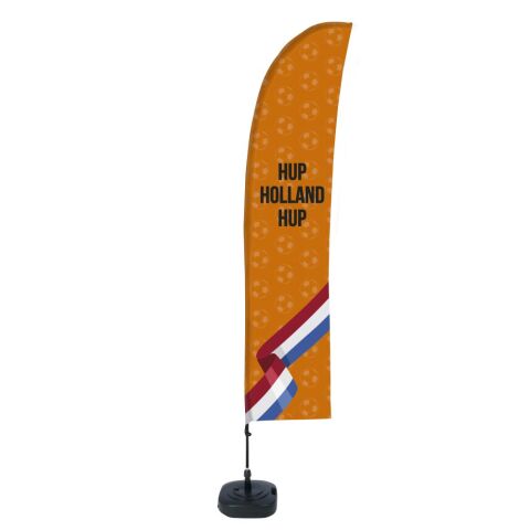 Beach Flag Budget Set Wind large Set Completo Naranja Hup Holanda