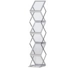 Porte-Brochures Zig Zag Acrylique