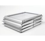 Porte-Brochures Zig Zag Acrylique