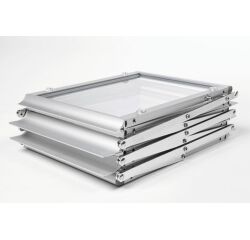 Porte-Brochures Zig Zag Acrylique