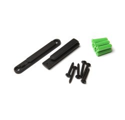 Black Barrier Flexi Belt Wall Mounted With 3 m Black Belt