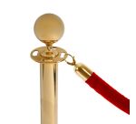 Poteau De Barrière Dorée