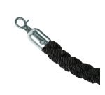 Cordón Separador Terminal Cromado Color Negro