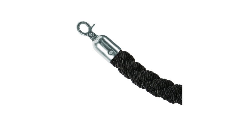 Cordón Separador Terminal Cromado Color Negro