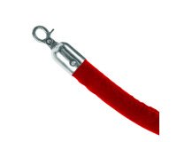 Cordón Separador Terminal Cromado Color Rojo