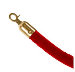 Cordón Separador Terminal Dorado Color Rojo