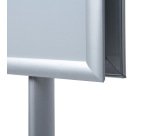 Porte Affiche Sur Pied Design Standard A3 Coins En Onglet 25 mm Double Face