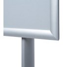 Porte Affiche sur Pied design Standard A3 Coins en Onglet 25 mm