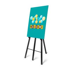Natura Chalk Board Easel Hardwood Black