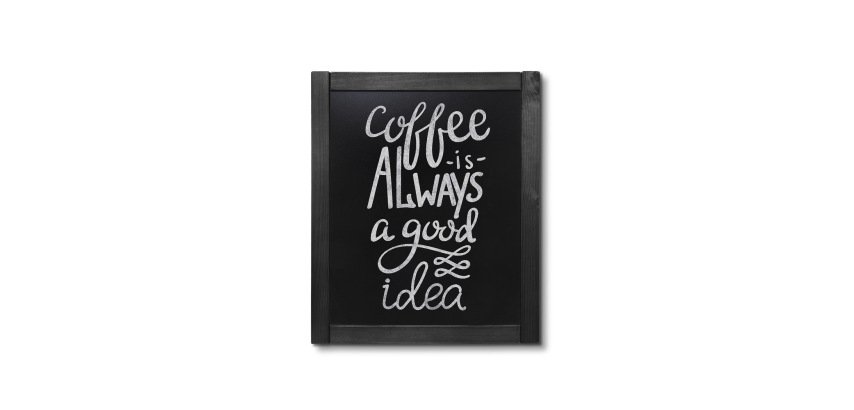 Natura Chalk Board Wall Classic Black 50 x 60 cm