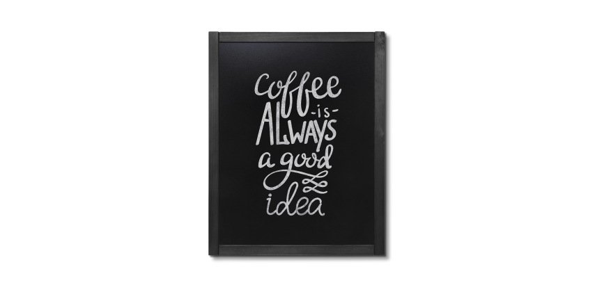 Natura Chalk Board Wall Classic Black 70 x 90 cm