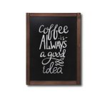 Natura Lavagna da Parete Classica Marrone Scuro 60 x 80 cm