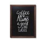 Natura Lavagna da Parete Classica Marrone Scuro 70 x 90 cm