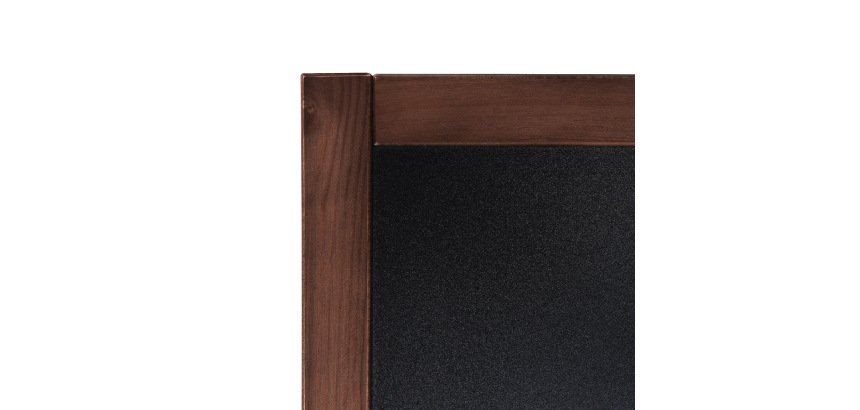 Natura Chevalet Ardoise Classique 70 x 90 cm Marron Foncé