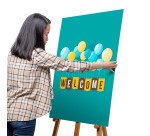 Support bois Natura pour chevalet