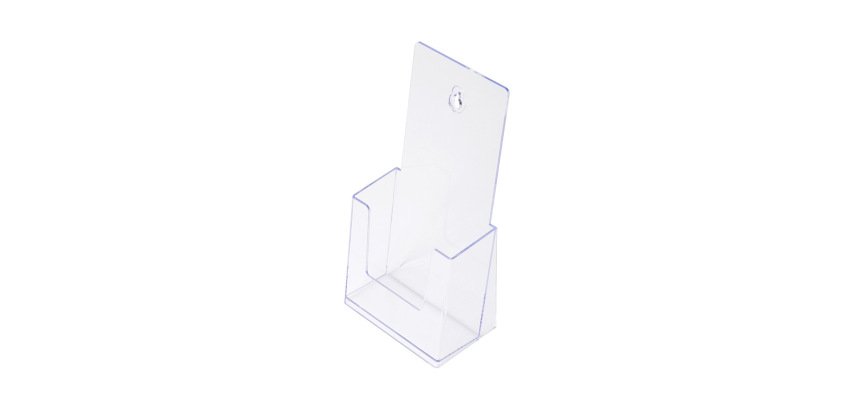 Porte-brochures Scritto® Comptoir/Mur 1x 1/3 A4 Portrait