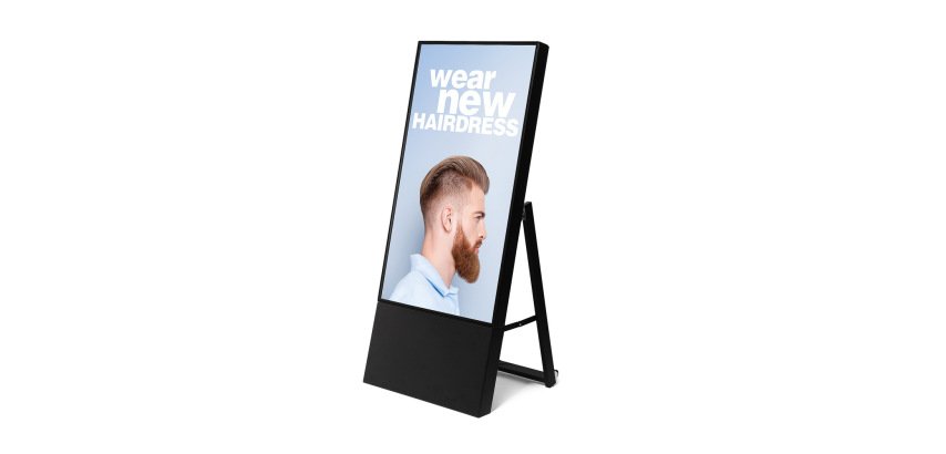 Smart Line Digital A-Board Black With 43" Samsung Screen