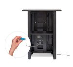 Digital Counter Futuro avec 32" Samsung Écran Vertical Noir