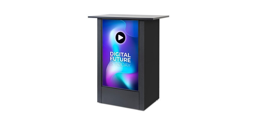 Digital Counter Futuro avec 32" Samsung Écran Vertical Noir