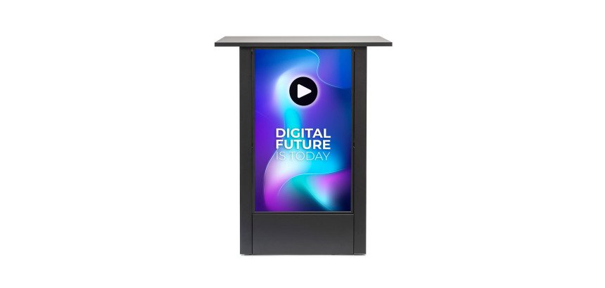 Digital Counter Futuro avec 32" Samsung Écran Vertical Noir