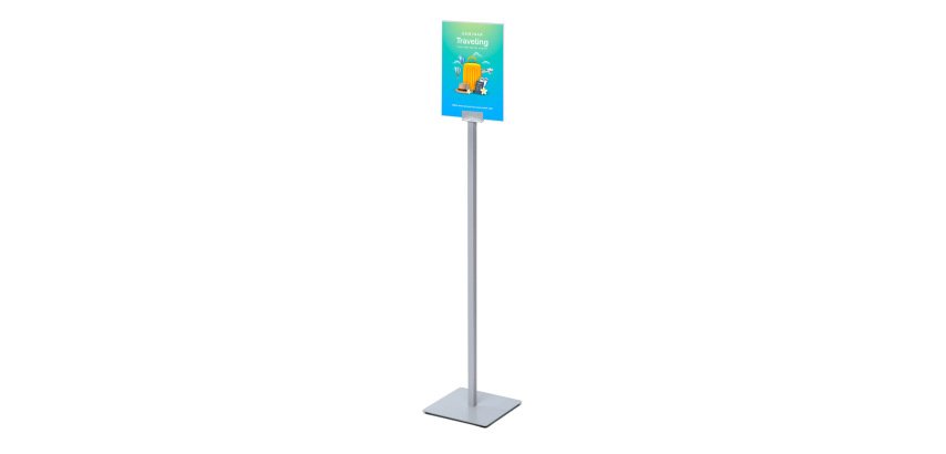 Info Post Design Slim Leaflet Holder Display A4