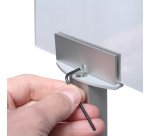 Conception de Poteau d'information Slim Straight A4