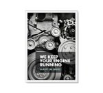 Marco para Póster 50 x 70 cm esquinas en inglete 25 mm Blanco