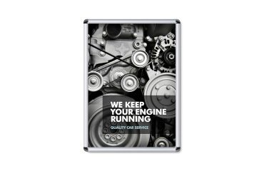 Marco para Póster 50 x 70 cm esquinas redondeadas 25 mm