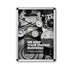 Marco Para Póster 50 x 70 cm esquinas redondeadas 32 mm