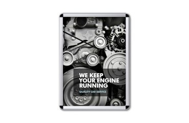 Marco para Póster 50 x 70 cm esquinas redondeadas 32 mm