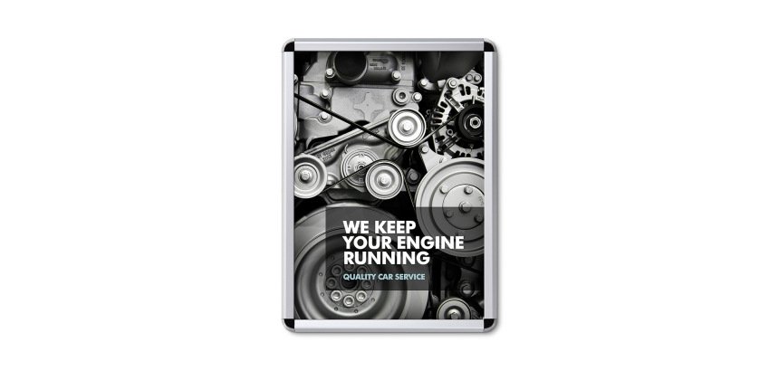 Marco para Póster 50 x 70 cm esquinas redondeadas 32 mm