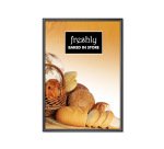 Cadres Clic-Clac Standard 70 x 100 cm Coins En Onglet 25 mm Noir