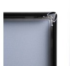 Cadres Clic-Clac Standard 70 x 100 cm Coins En Onglet 25 mm Noir
