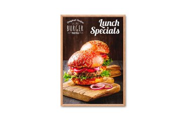 Marco para Póster 70x100 cm esquinas en inglete 25 mm Madera