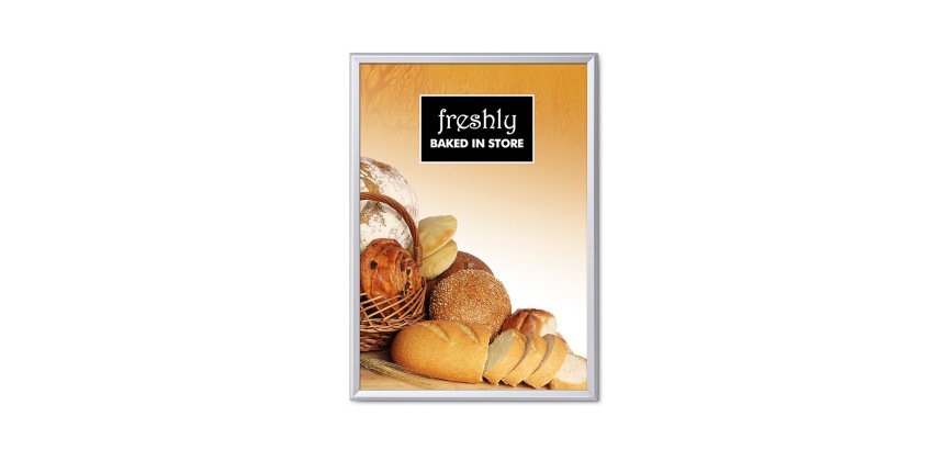 Cadres Clic-Clac 70 x 100 cm Coins en Onglet 32 mm Classement au Feu B1