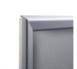 Cadres Clic-Clac 70 x 100 cm Coins en Onglet 32 mm Classement au Feu B1