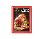 Marco para Póster A4 esquinas en inglete 25 mm Rojo