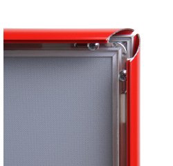 Marco para Póster A4 esquinas en inglete 25 mm Rojo