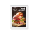 Marco para Póster A4 esquinas en inglete 25 mm Blanco