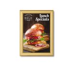 Cadre Clic-Clac Standard A4 Coins en Onglet 25 mm l'Or