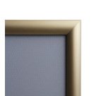 Cadre Clic-Clac Standard A4 Coins en Onglet 25 mm l'Or