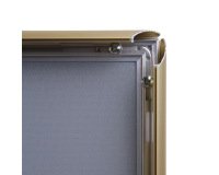 Cadre Clic-Clac Standard A4 Coins en Onglet 25 mm l'Or