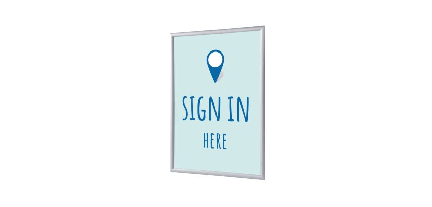Cornice a scatto G25 Carta per poster A4 Segnaletica B. EN I452