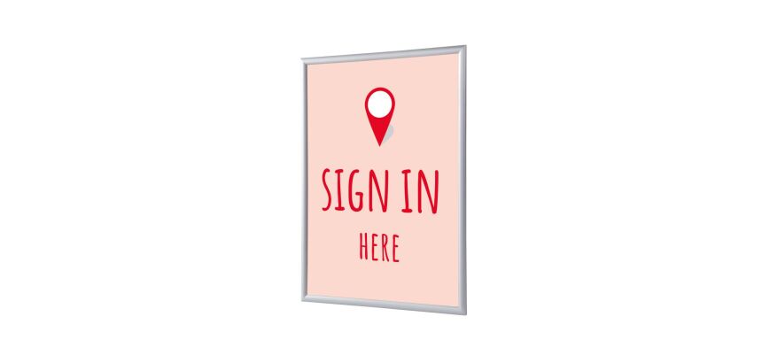 Snap Frame G25 Poster Paper A4 Sign In R. EN I456